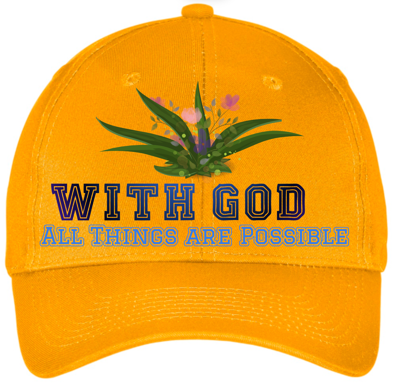 Hat - With God all Things are Possible -