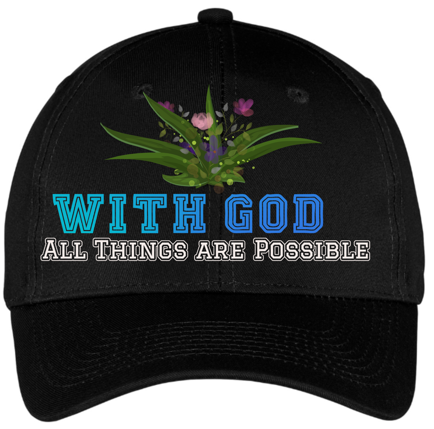 Hat - With God all Things are Possible -