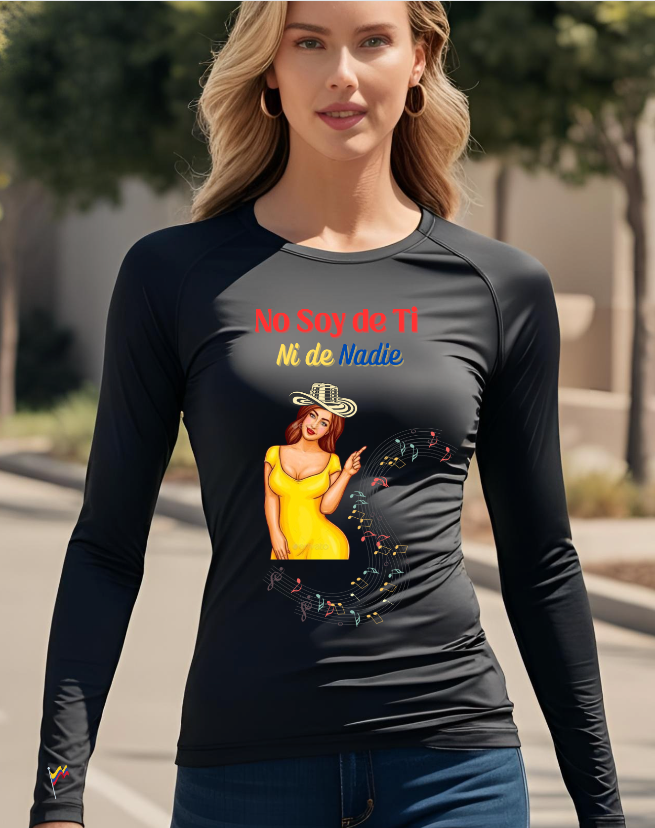No Soy De Ti Ni De Nadie - T-Women's Cooling Performance Long Sleeve Tee!