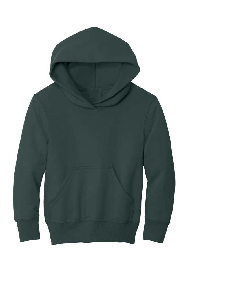 Youth Unisex - Fleece Zip Up Hooded Sweatshirt