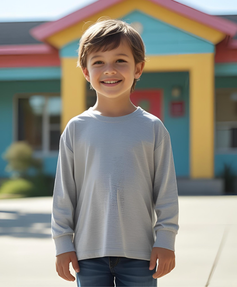 Toddler Fine Jersey Long Sleeve Tee