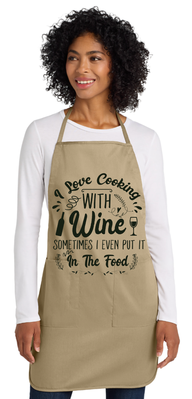 Aprons - I Love Cooking With Wine