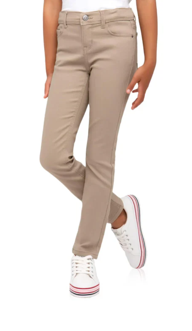 Girls Stretch Skinny Pants šāØ School Uniform Ready