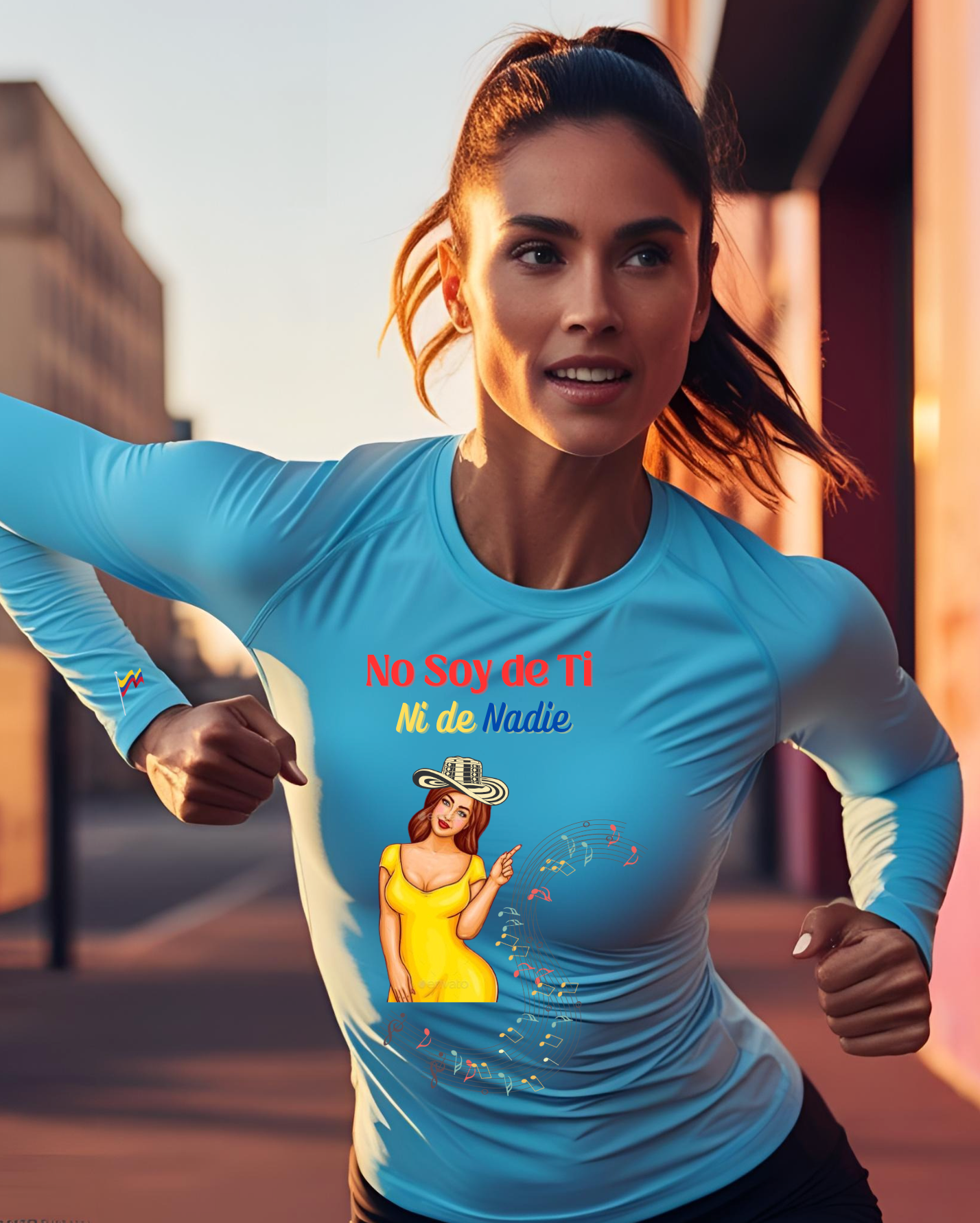 No Soy De Ti Ni De Nadie - T-Women's Cooling Performance Long Sleeve Tee!