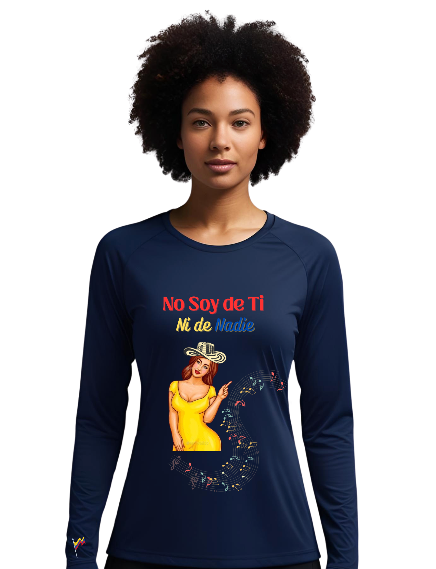 No Soy De Ti Ni De Nadie - T-Women's Cooling Performance Long Sleeve Tee!