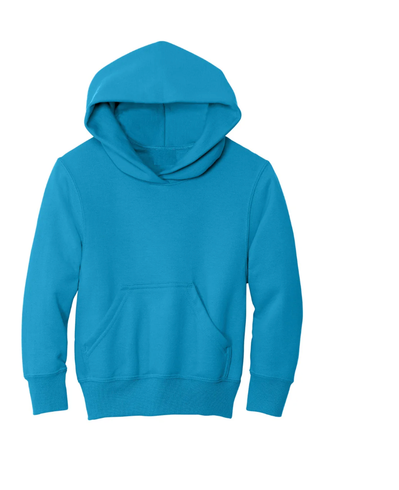 Youth Unisex - Fleece Zip Up Hooded Sweatshirt