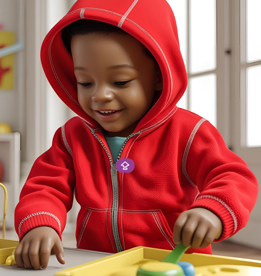 Toddler Core Fleece Full-Zip Hooded Sweatshirt -