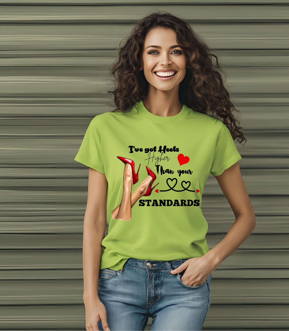 I've Got Heels Higher Than Your Standards Unisex Heavy Cotton Tee