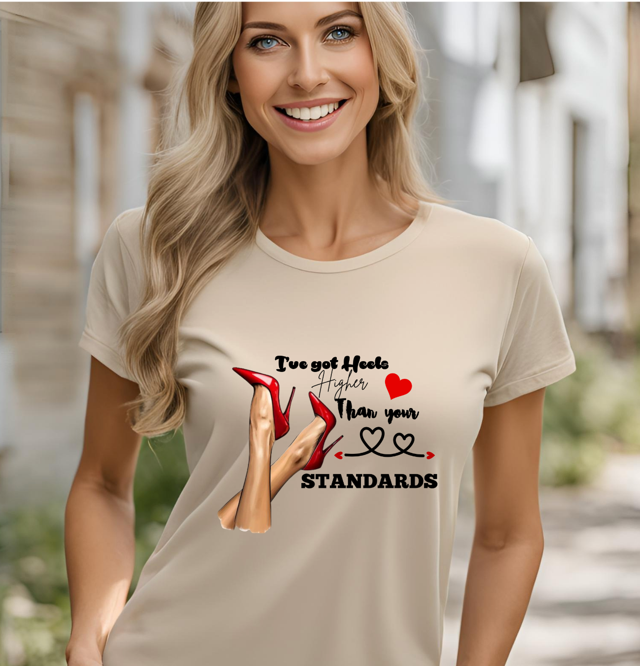 I've Got Heels Higher Than Your Standards Unisex Heavy Cotton Tee