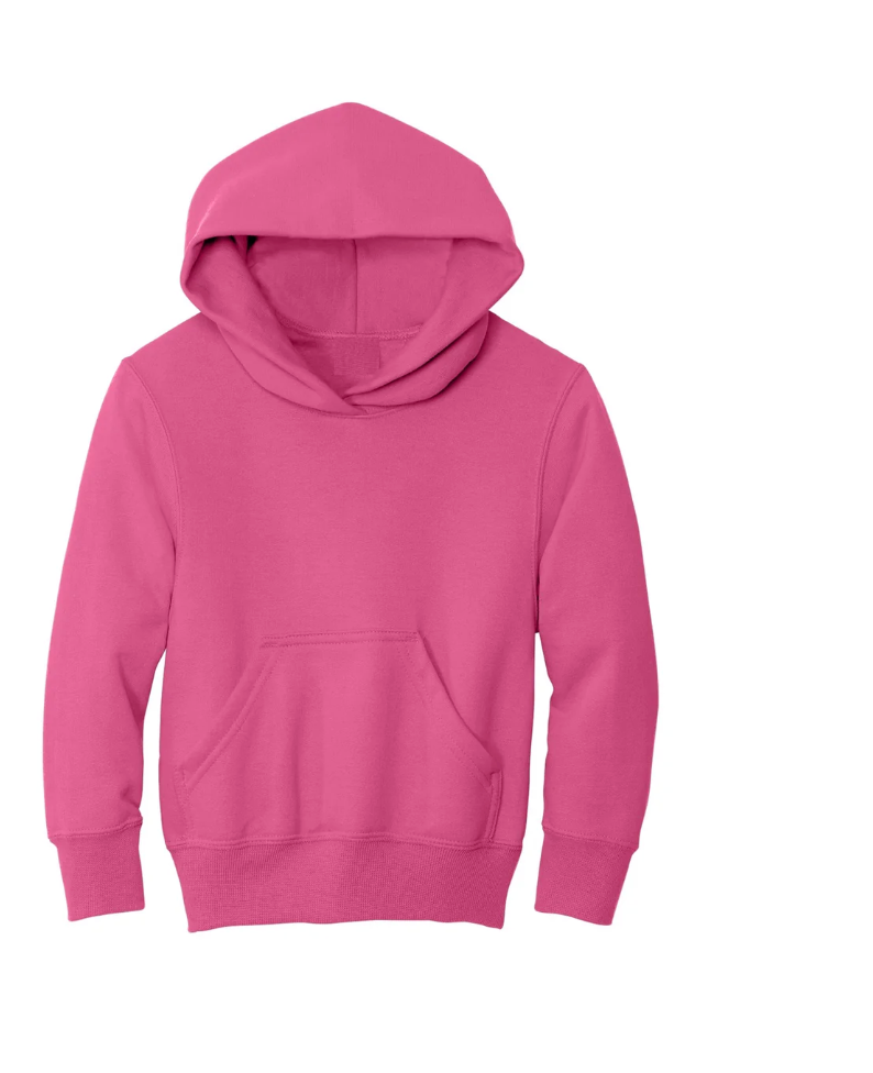 Youth Unisex - Fleece Zip Up Hooded Sweatshirt