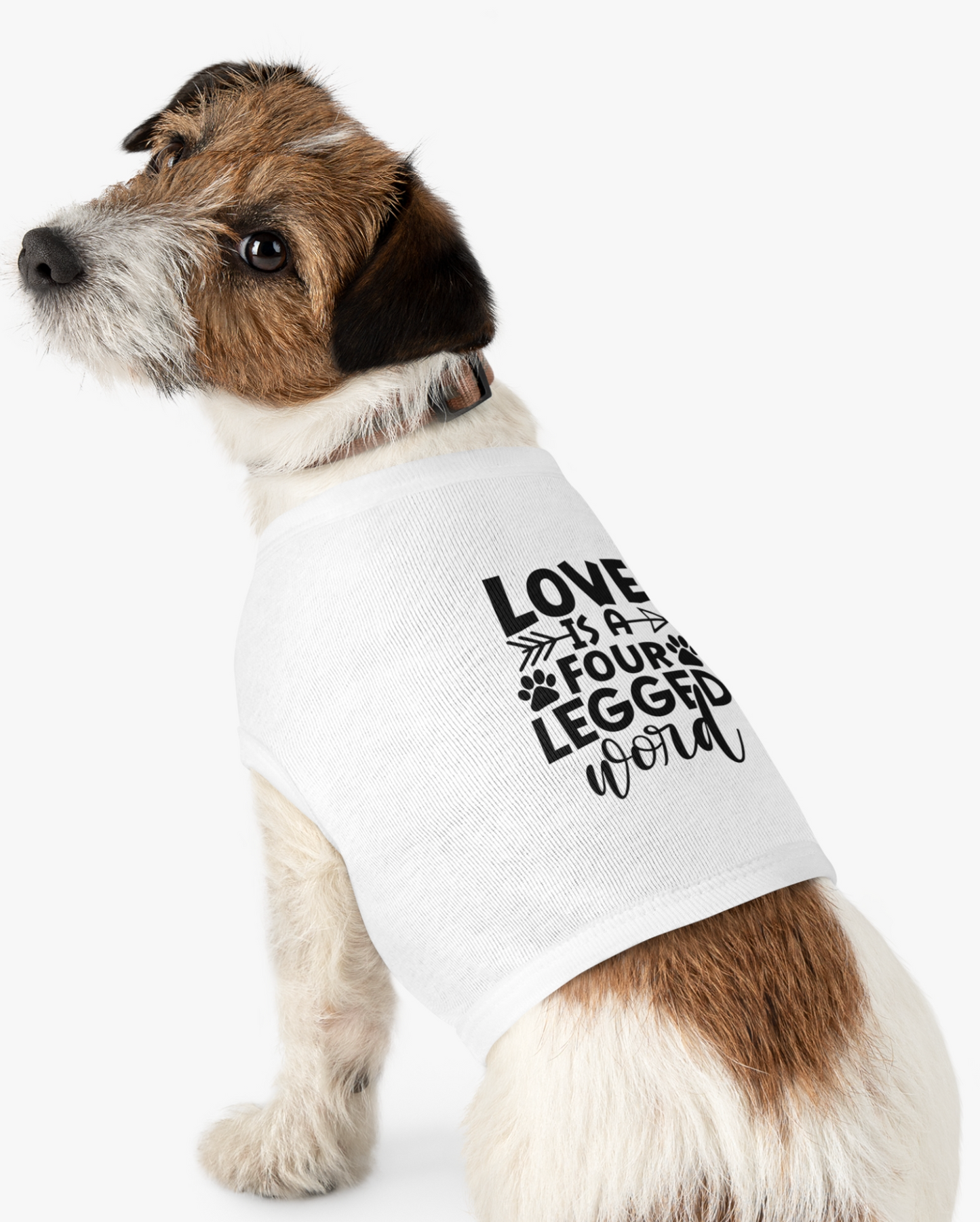 Pet Tank Top for Dogs | 'Love is a Four Legged Word'