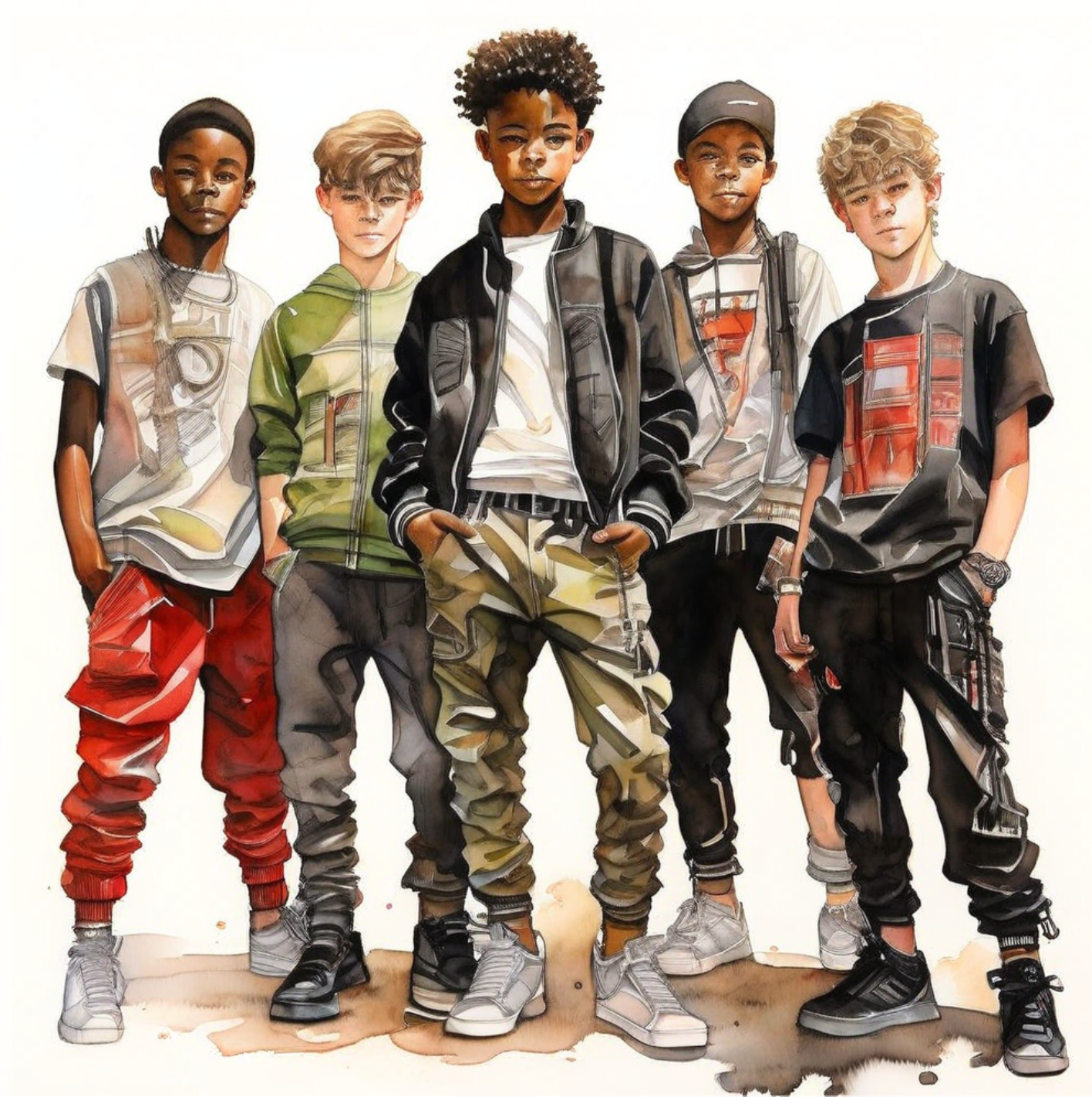 Youth Fleece Cargo Sweatpants With Zipper πβ¨ School Uniform Ready