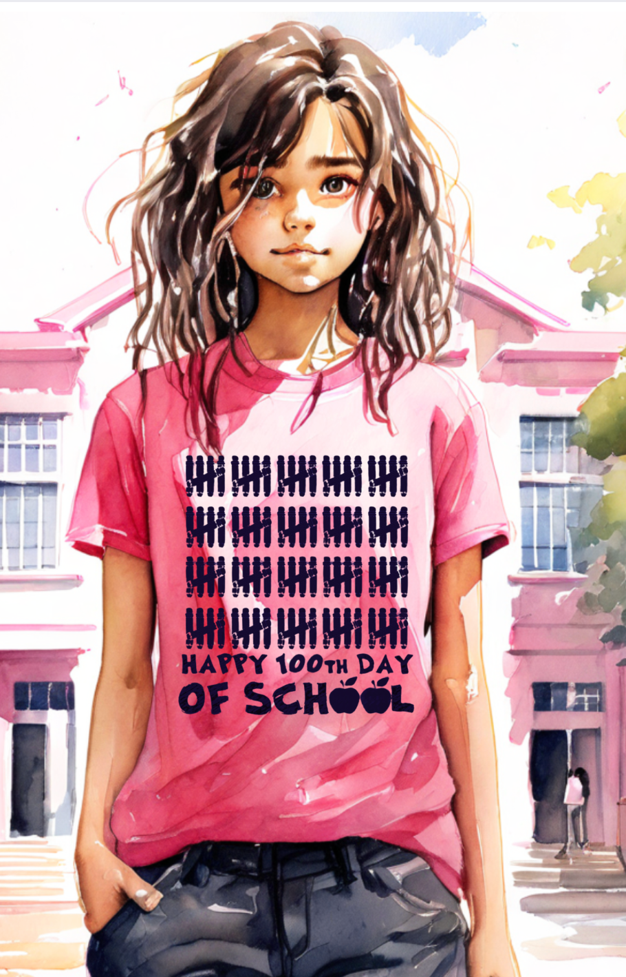 Youth T-shirt π π | 100 Days of School