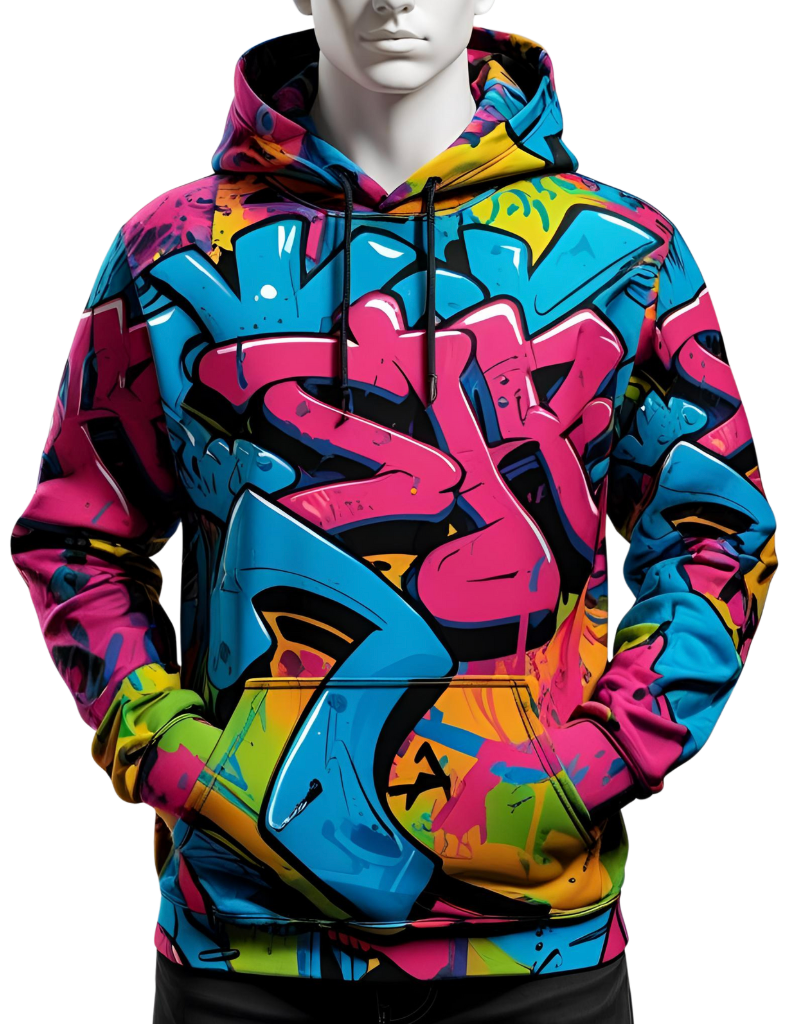 Youth - All over Print Fleece Hoodie