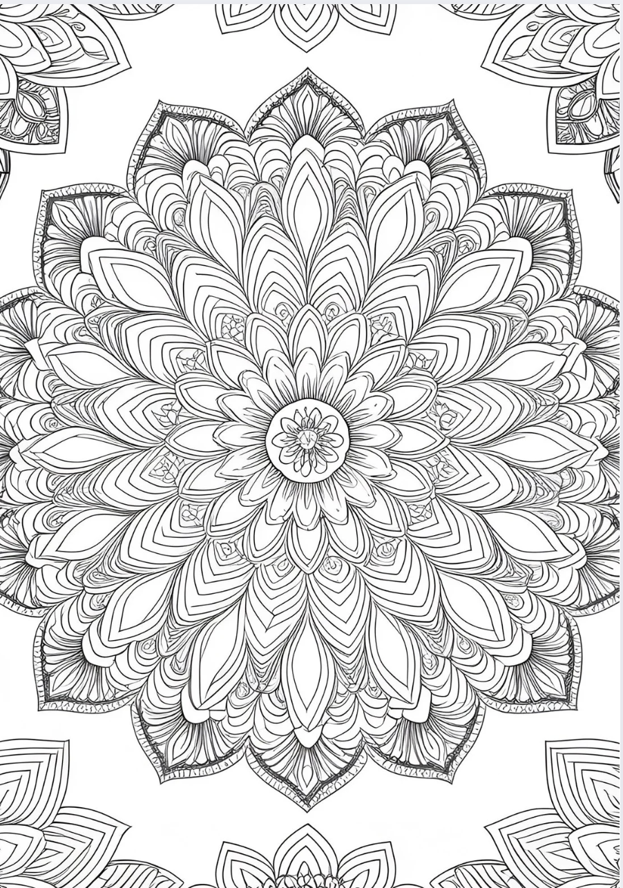 Mandala Kids Coloring Book ππ
