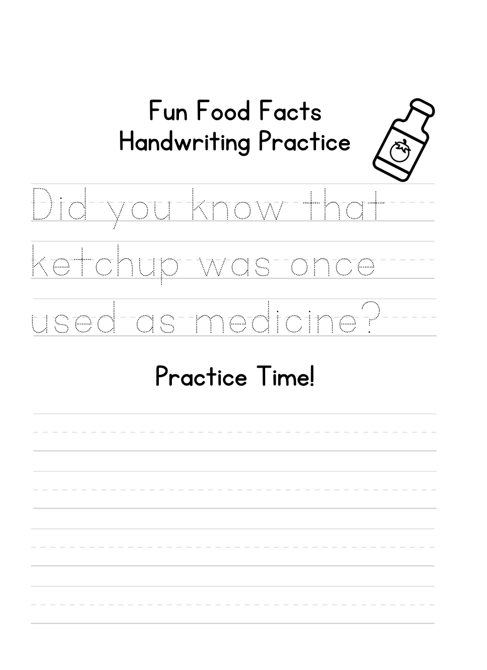 Hnadwriting Practice | Vocabulary Practice
