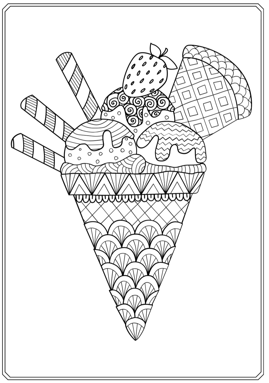 Coloring Books| Ice-Cream 🍦 Sports. 🏉⚽️| Sky High Coloring Book✈️