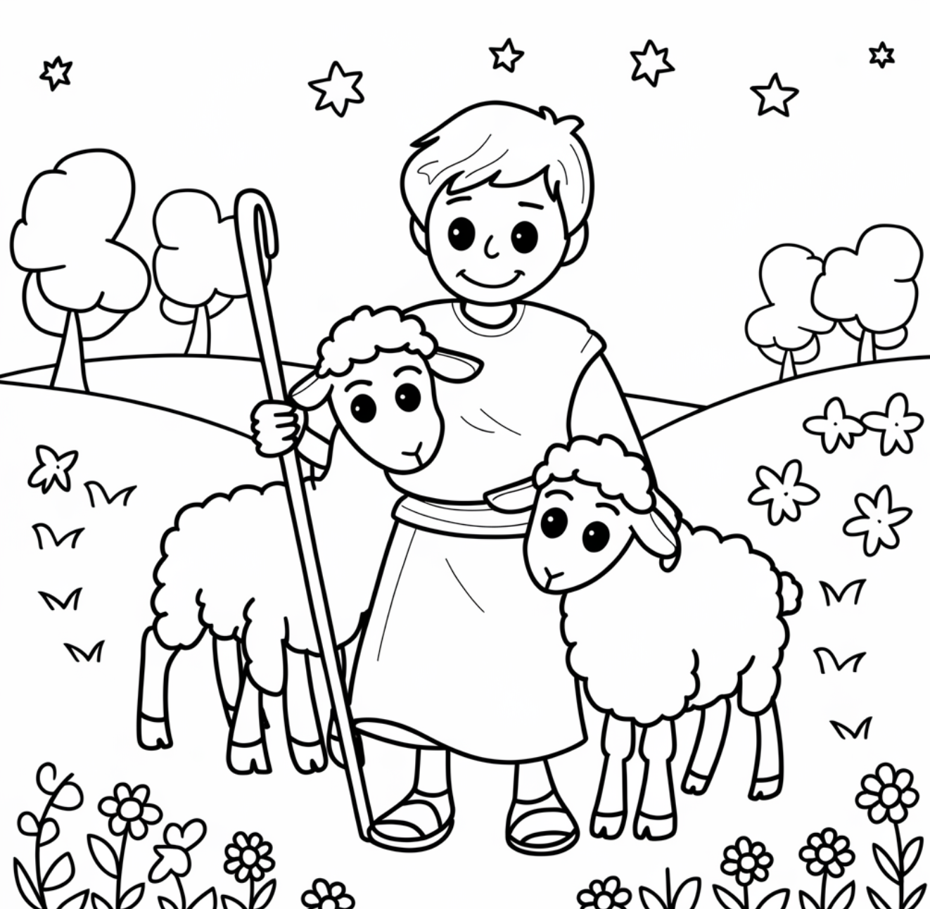 Bible Coloring Book for Kids –