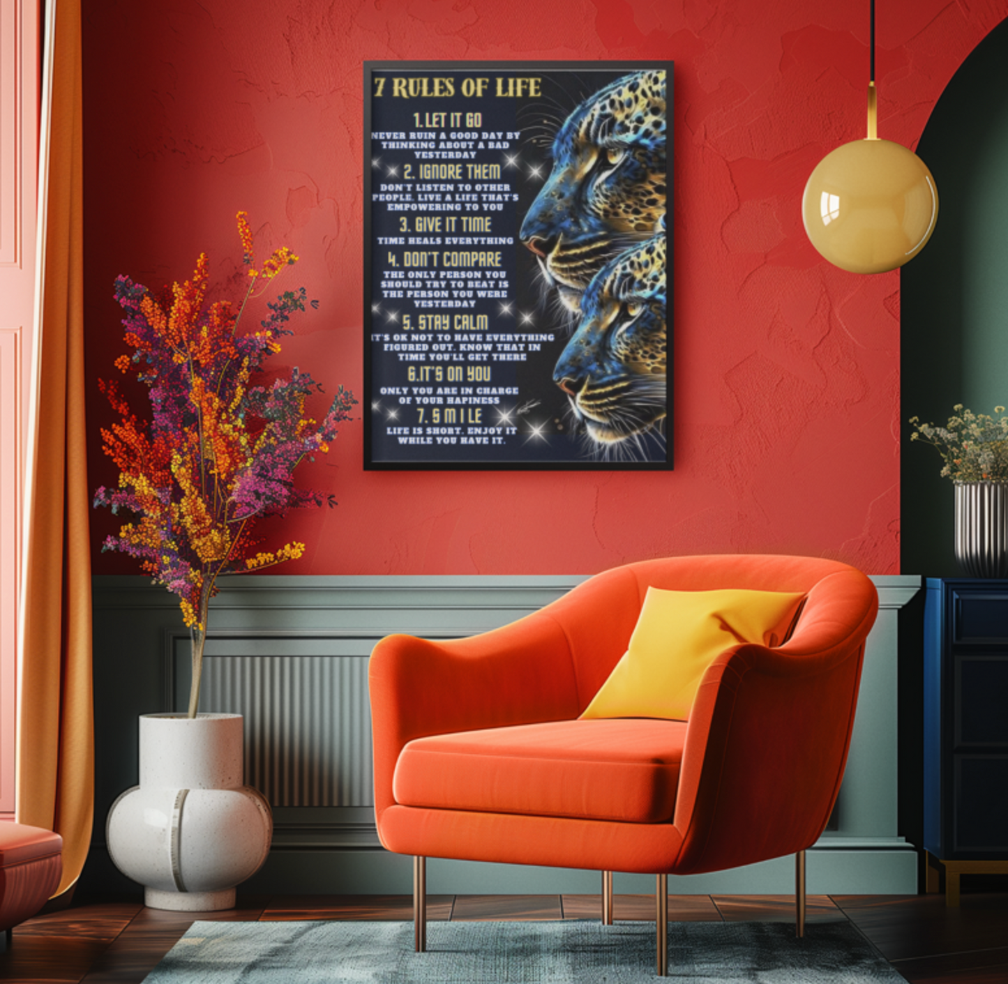 Canvas Prints (Museum Wrap) - 7 Rules of Life