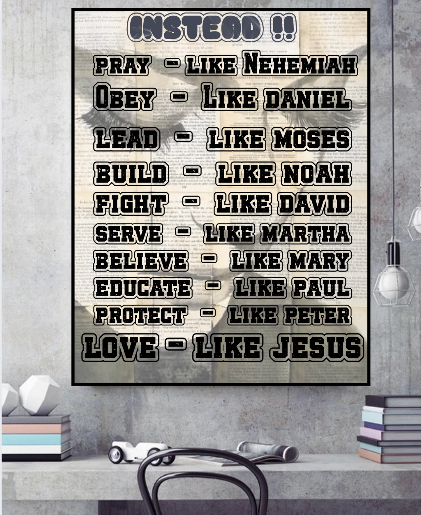 Canvas Prints. - Instead/Pray