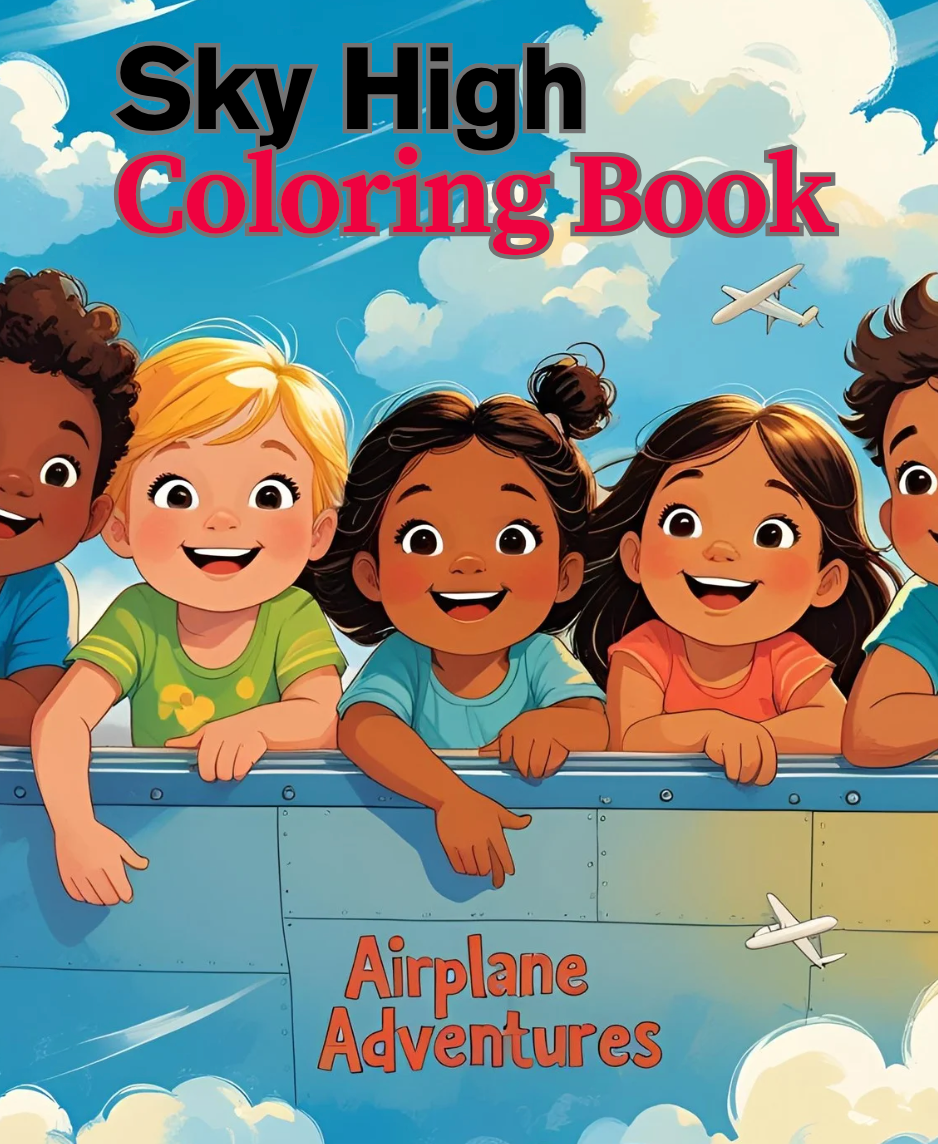 Coloring Books| Ice-Cream 🍦 Sports. 🏉⚽️| Sky High Coloring Book✈️