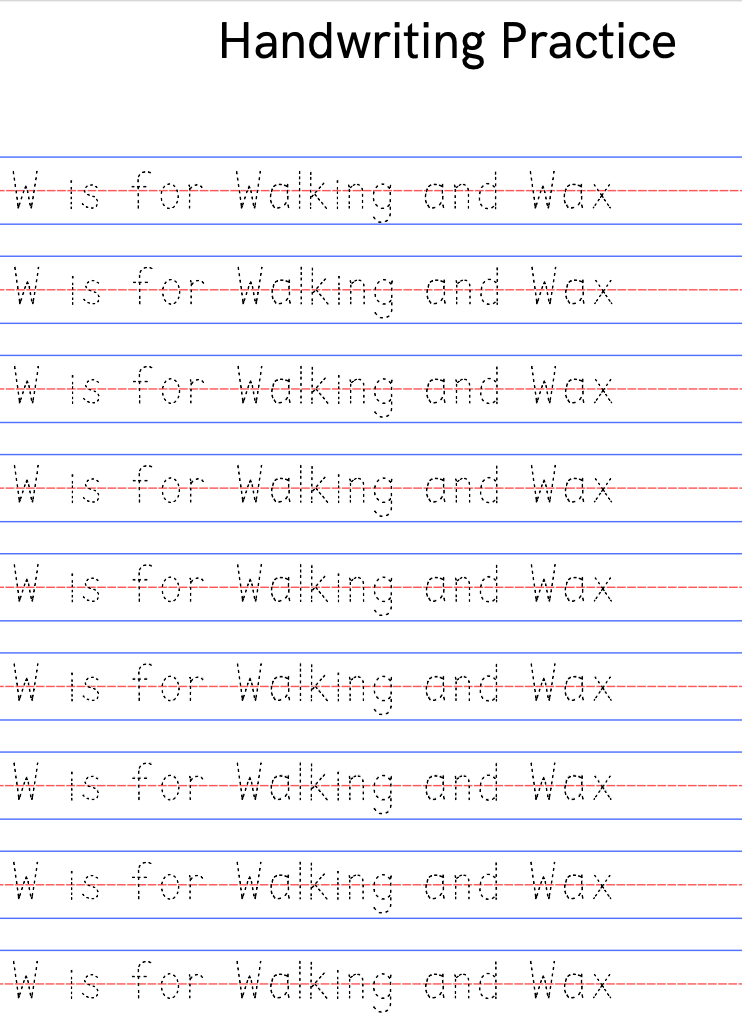 Kids Practice Workbook