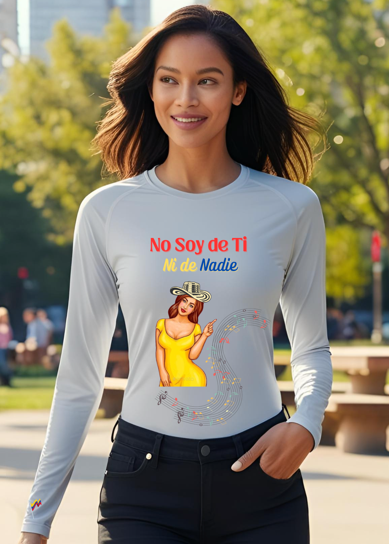 No Soy De Ti Ni De Nadie - T-Women's Cooling Performance Long Sleeve Tee!