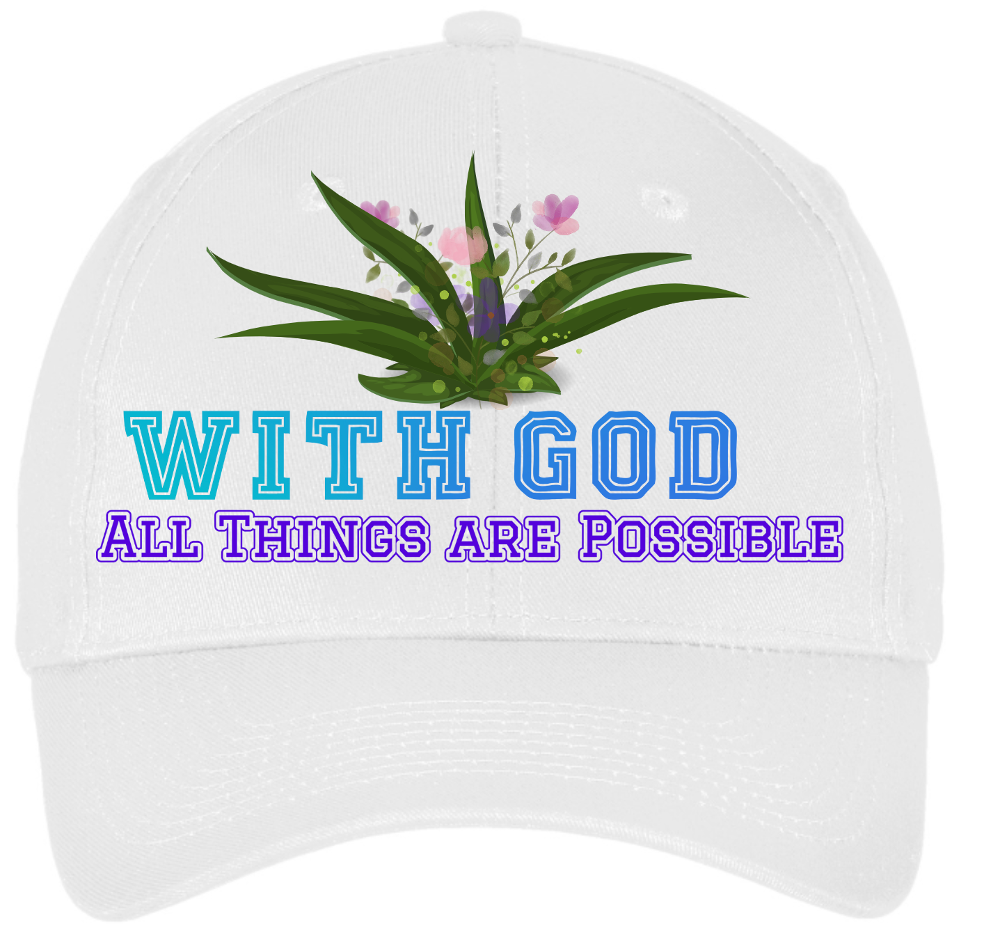 Hat - With God all Things are Possible -