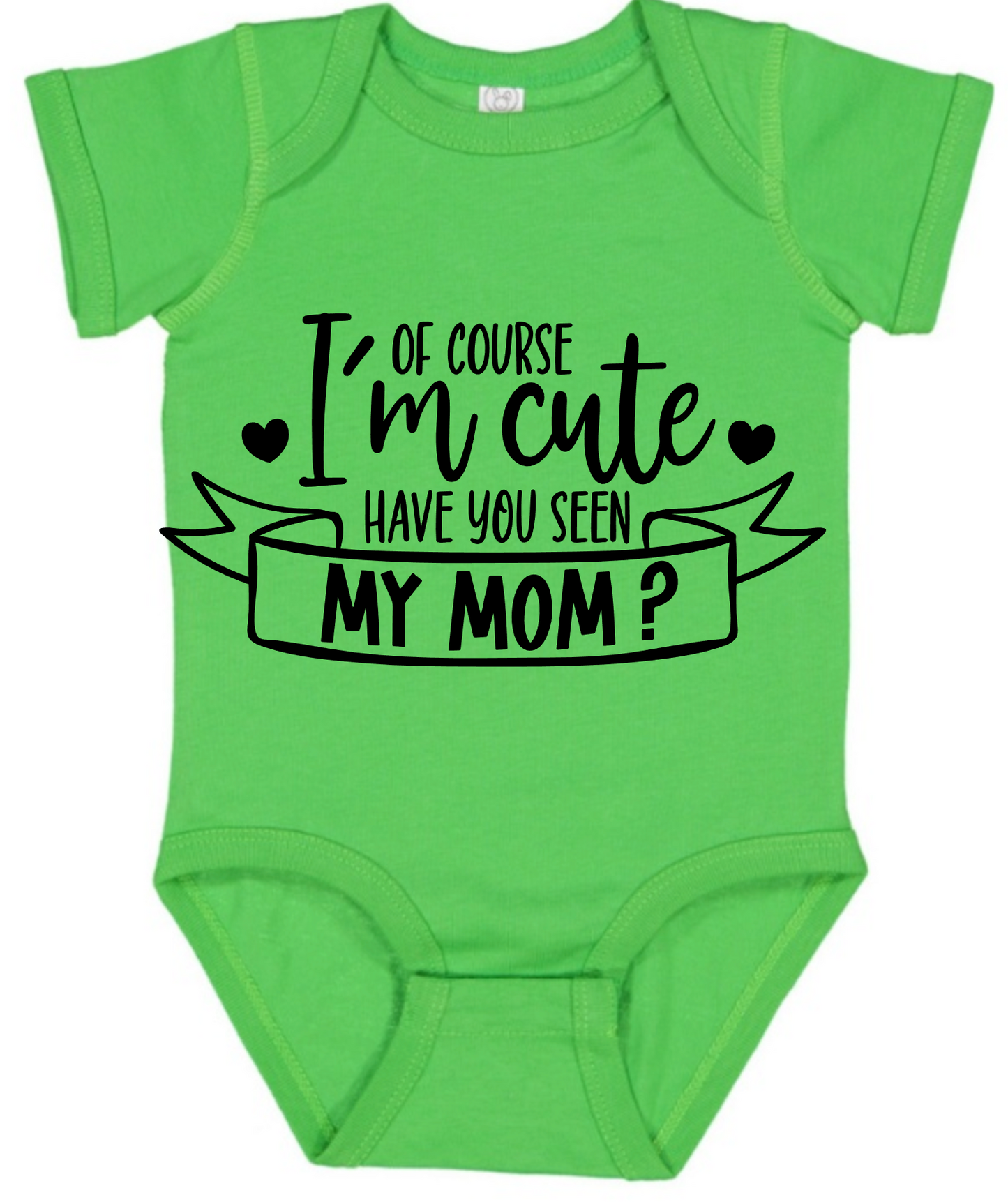Baby Bodysuit | Various Cute Messages| in Each Color