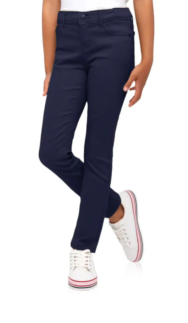 Girls Stretch Skinny Pants 🎒✨ School Uniform Ready