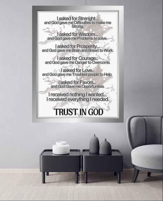 Canvas Prints _ Trust In God