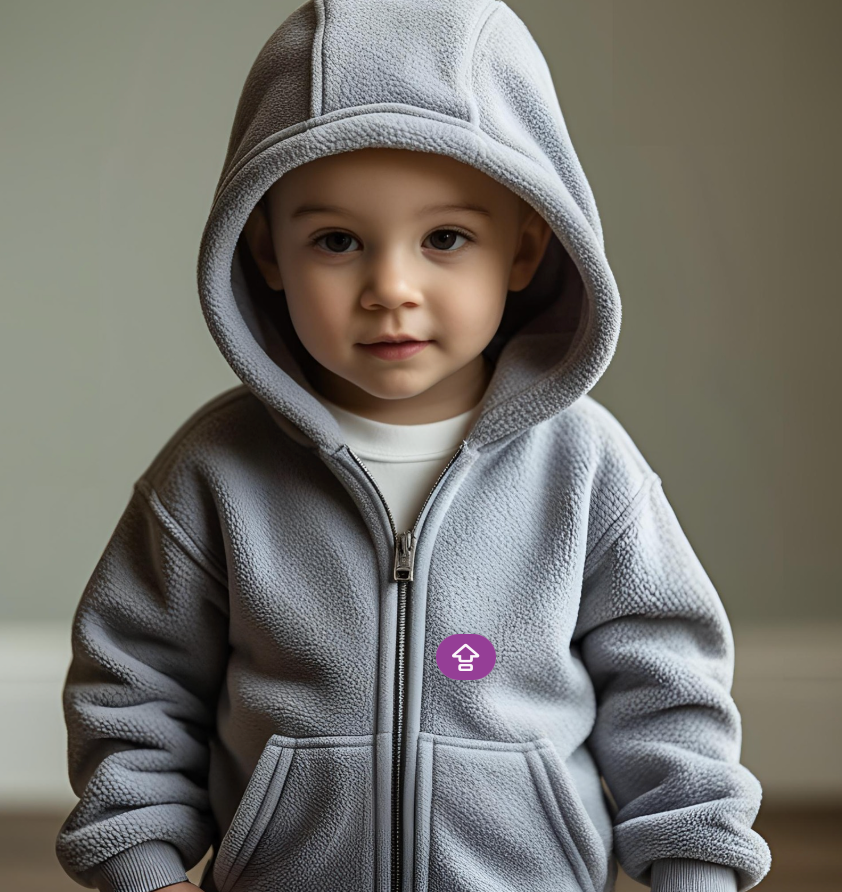 Toddler Core Fleece Full-Zip Hooded Sweatshirt -