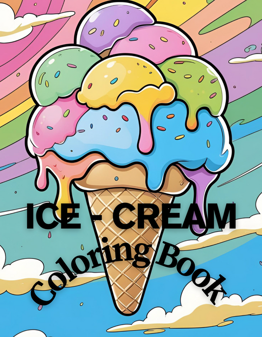 Coloring Books| Ice-Cream 🍦 Sports. 🏉⚽️| Sky High Coloring Book✈️