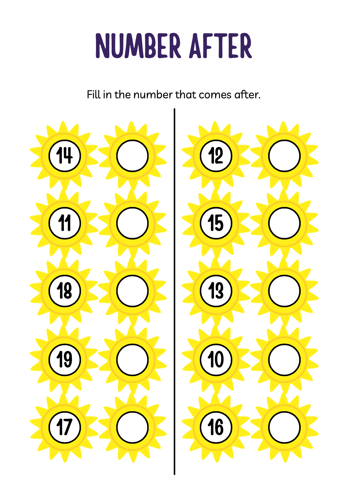 Kindergarten Numbers Workbook