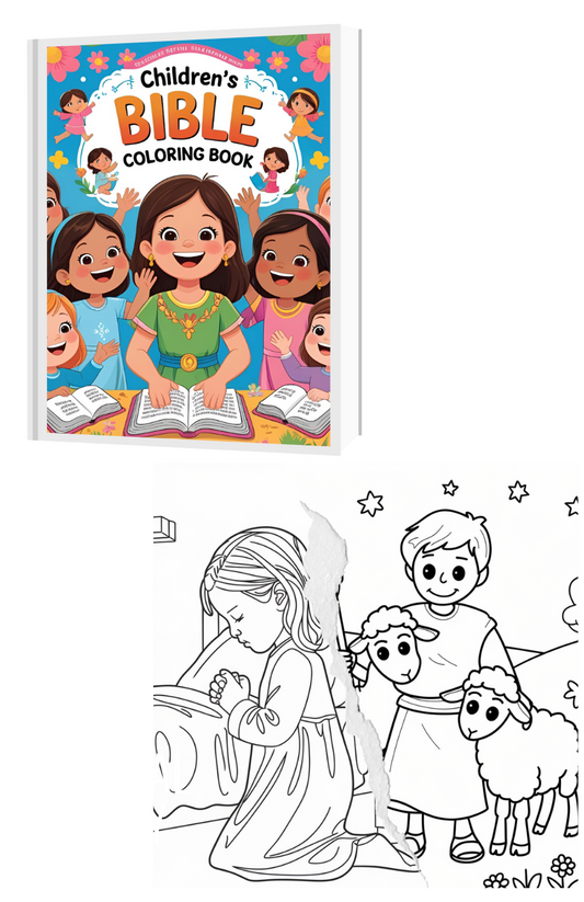 Bible Coloring Book for Kids –