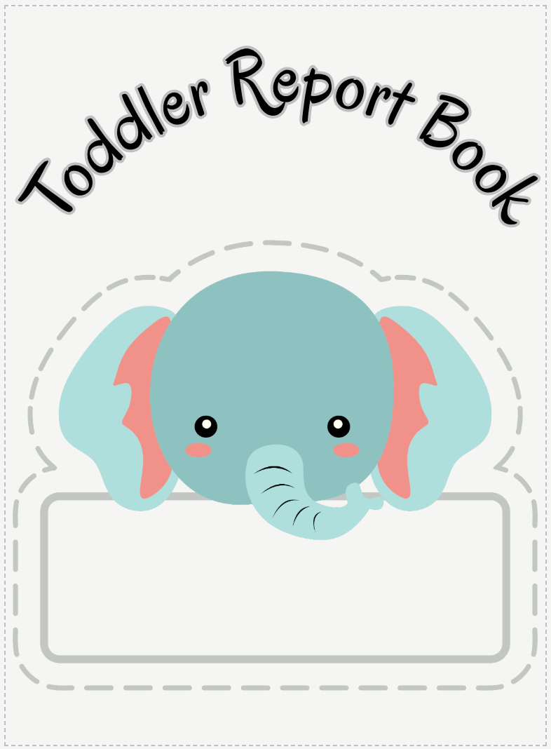 Daily Toddler Report Book
