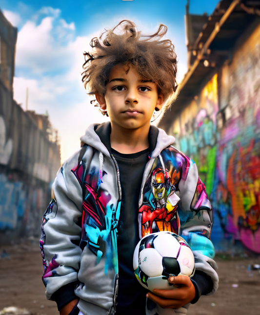 Youth - All over Print Fleece Hoodie